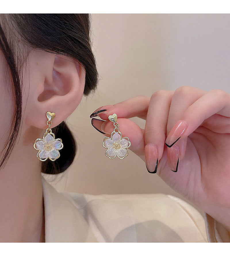 Hollow Flower Earrings