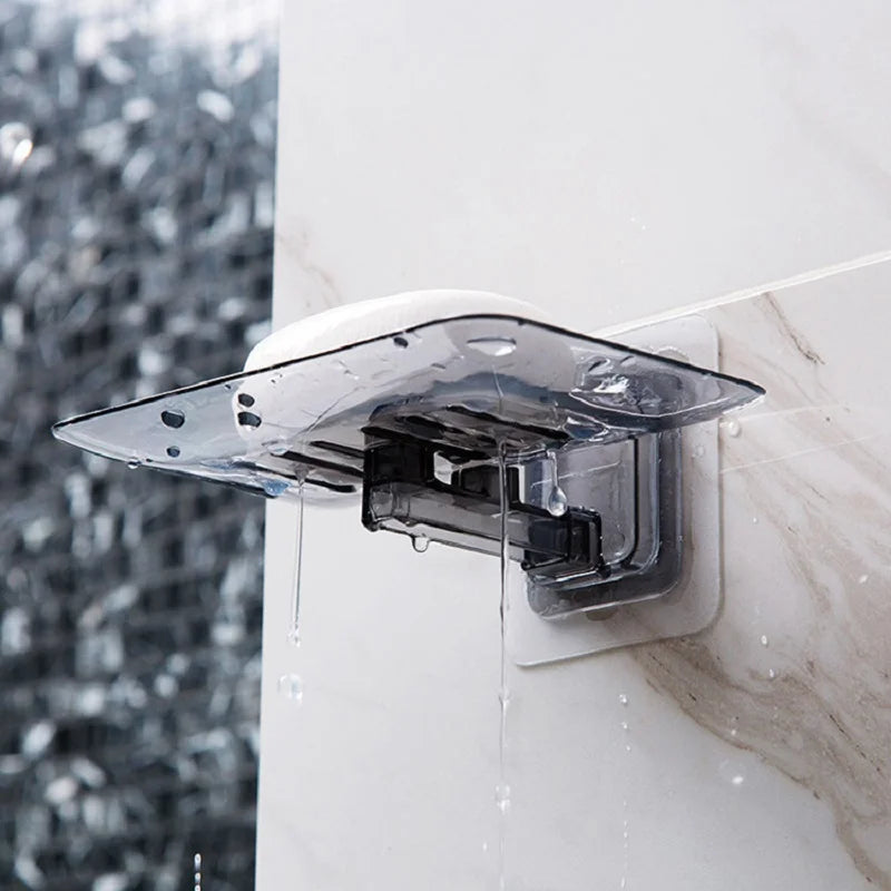 Self-Adhesive Wall Mounted Drain Soap Holder
