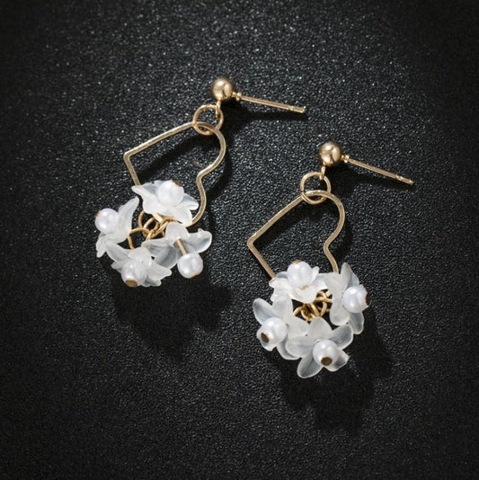 Heart & Flower Earrings