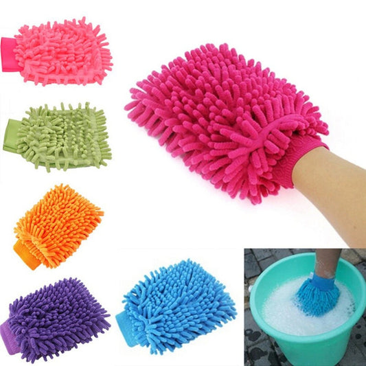 Microfiber Wash Mitt For Multipurpose use Car Wash & House Hold Cleaner Gloves