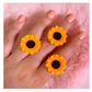 Beautiful Sunflower Shape Ring