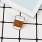 Coffee Cup Shape Pin Brooch