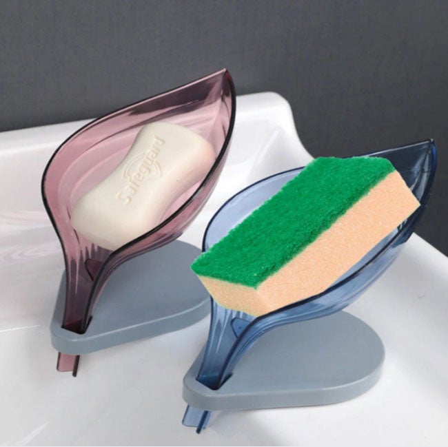 Self Draining leaf Soap holder