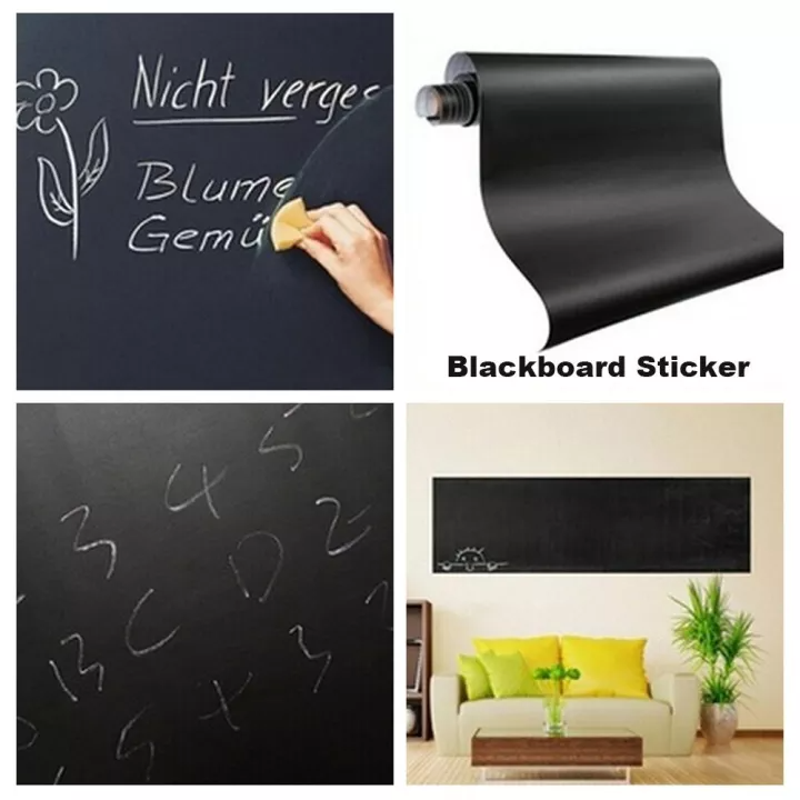 Self-Adhesive Blackboard Wall Sticker 45 x 200 cm.