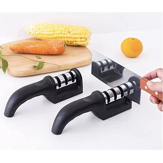 Handheld Knives Sharpener Multi-function 3 Stages Type Quick Knife Sharpen.