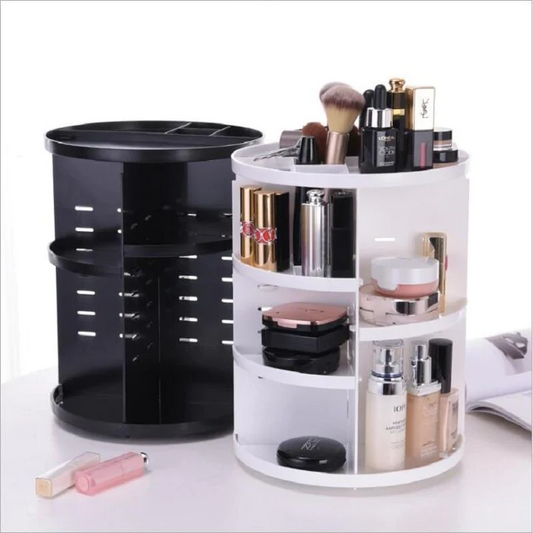 360 Rotating Makeup Organizer & Cosmetic Storage Box.(random color)