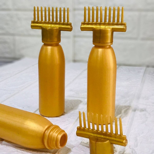 Oil Bottle With Comb Best For Dandruff Remover Anti Lice Stronger Hair.