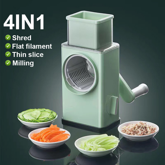 Multi-function Hand Rotary Vegetable Cutter.