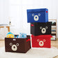 Cartoon Bear Foldable Storage Box For Multipurpose.
