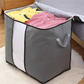 Pack Of 5 - Non Woven Foldable Grey Storage Bag.