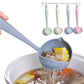 Long Handle 2 In 1 Cooking Colander Slotted Spoon.