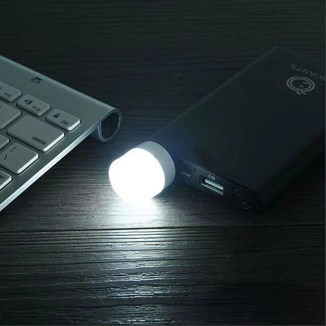 Pocket Mini LED Night Light USB Plug Lamp.