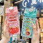 Double Layer Creative Square Ice Fruit Bottle With Straw.