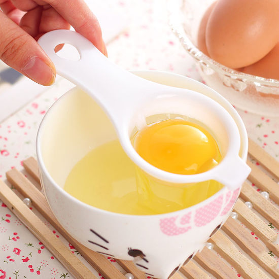 1 PS New Plastic Egg Separator White Yolk Sifting