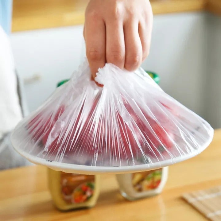 Pack of 100 - Disposable Plastic food Wrap – Wholesale City