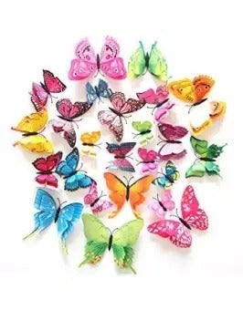 Pack Of 12 - Magnetic Butterfly