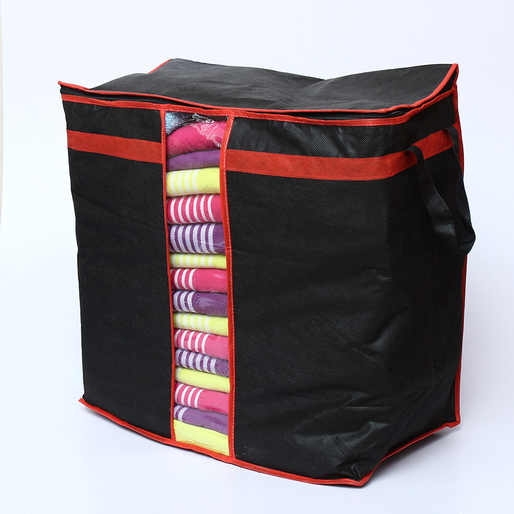 Pack Of 5 - Black Storage Oraganizer Bag.