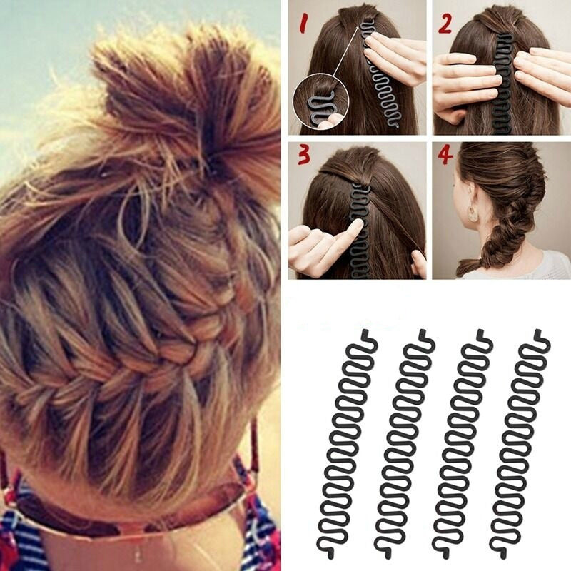 Fashion Hair French Braid Clip (Hair Bun Maker).