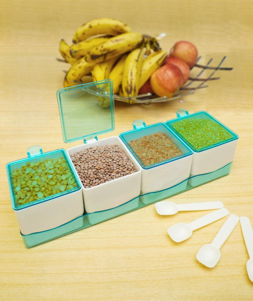 4 Grid Chilleez Spice Case Seasoning Box