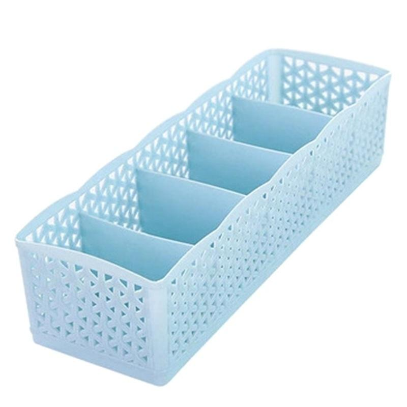 5 Grids Plastic Organizer Storage Box 1pc