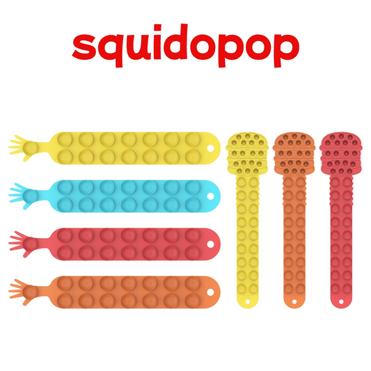 Squidopop Stress Relief Toys Sensory Silicone Sheet.