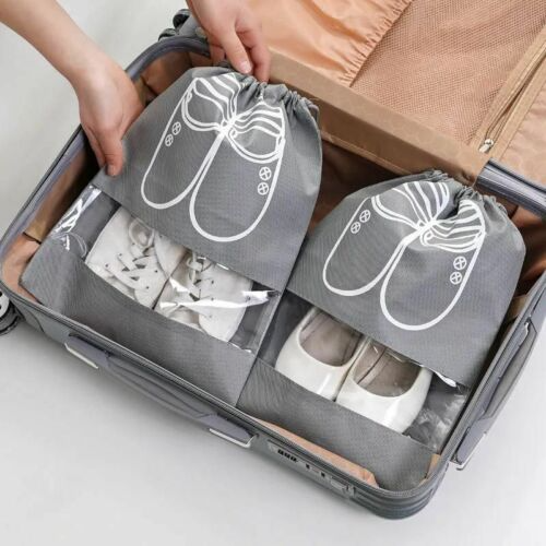 Shoes Storage Bag Closet Organizer Travel Portable Waterproof Pocket