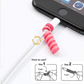 4 Pcs  Spiral Silicone Cable Protectors