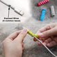 4 Pcs  Spiral Silicone Cable Protectors