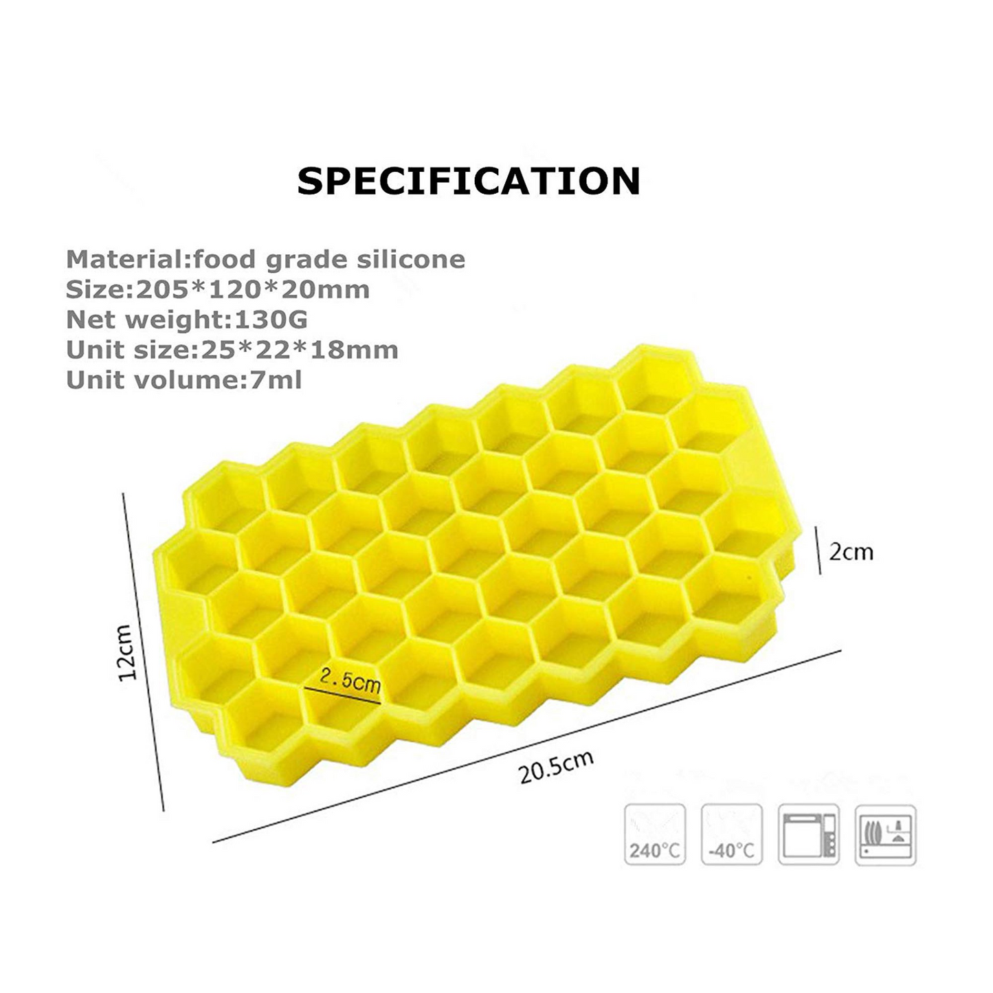 Silicone Flexible Ice Cube Mold