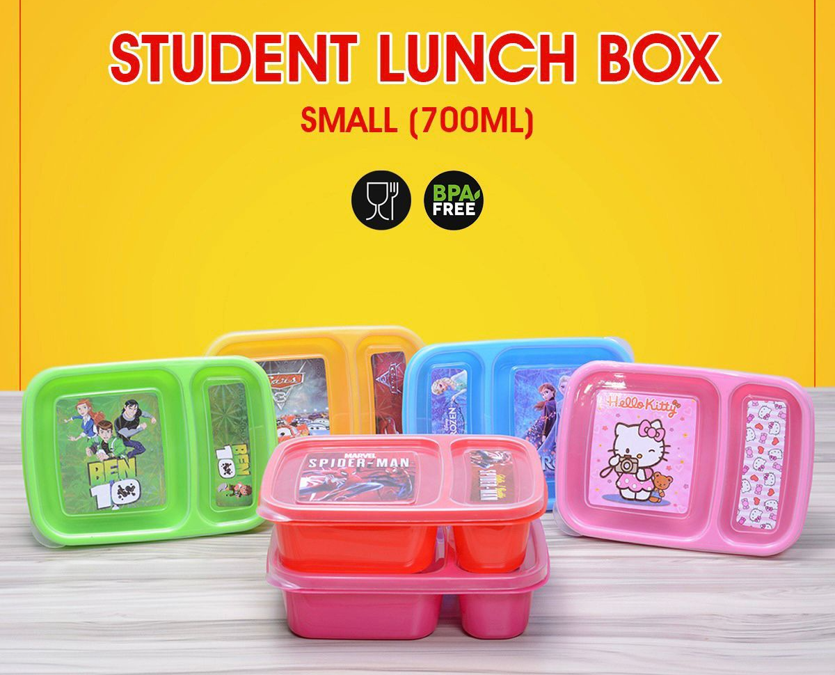 Cartoon Character Hero's Lunch Box