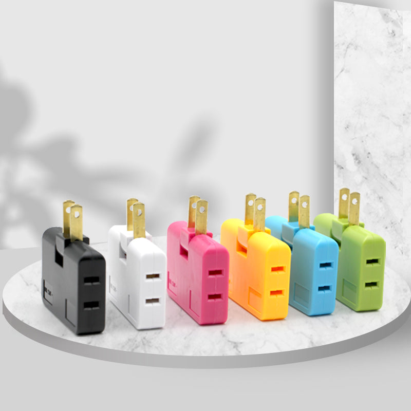 3 Way Flat Plug Adapter Power Plug.