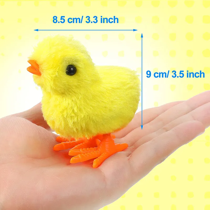 1PCS Creative Wind Up Chick Jumping Chicken.