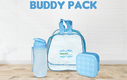 Buddy Pack (Bottle and School Lunch Box) With Handle Bag