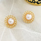 Vintage Gold & Pearl Earrings