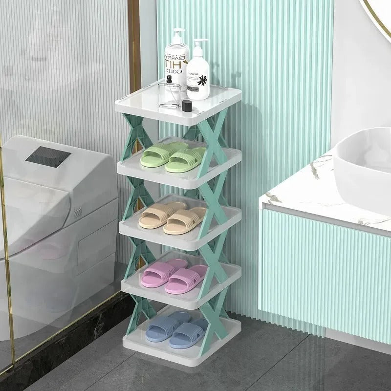 High Quality Foldable X Shape Shoe Rack