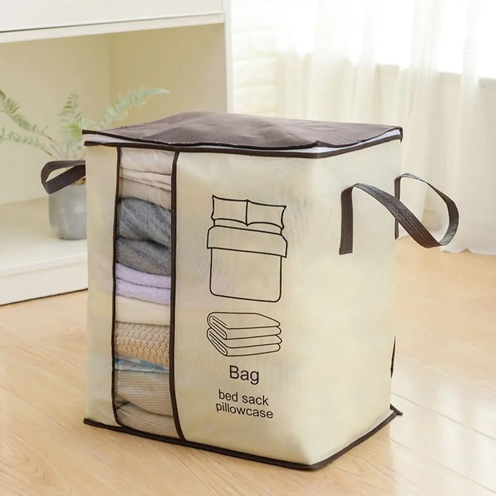 Pack Of 5 - Jumbo Size Multipurpose Storage Bag & Organizer for Clothes & Blanket