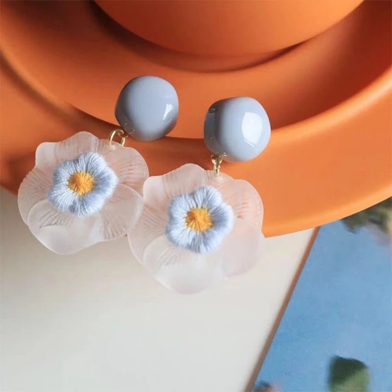 Casual Flower Dangle Earrings