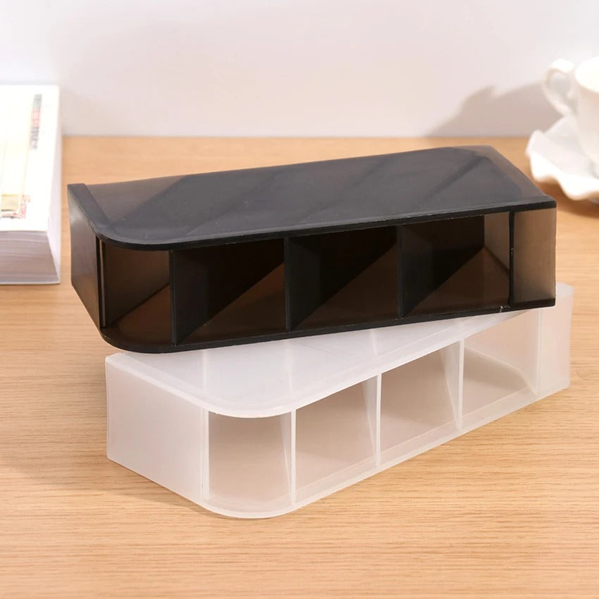 4 Grids Multifunction Desktop Pen Holder