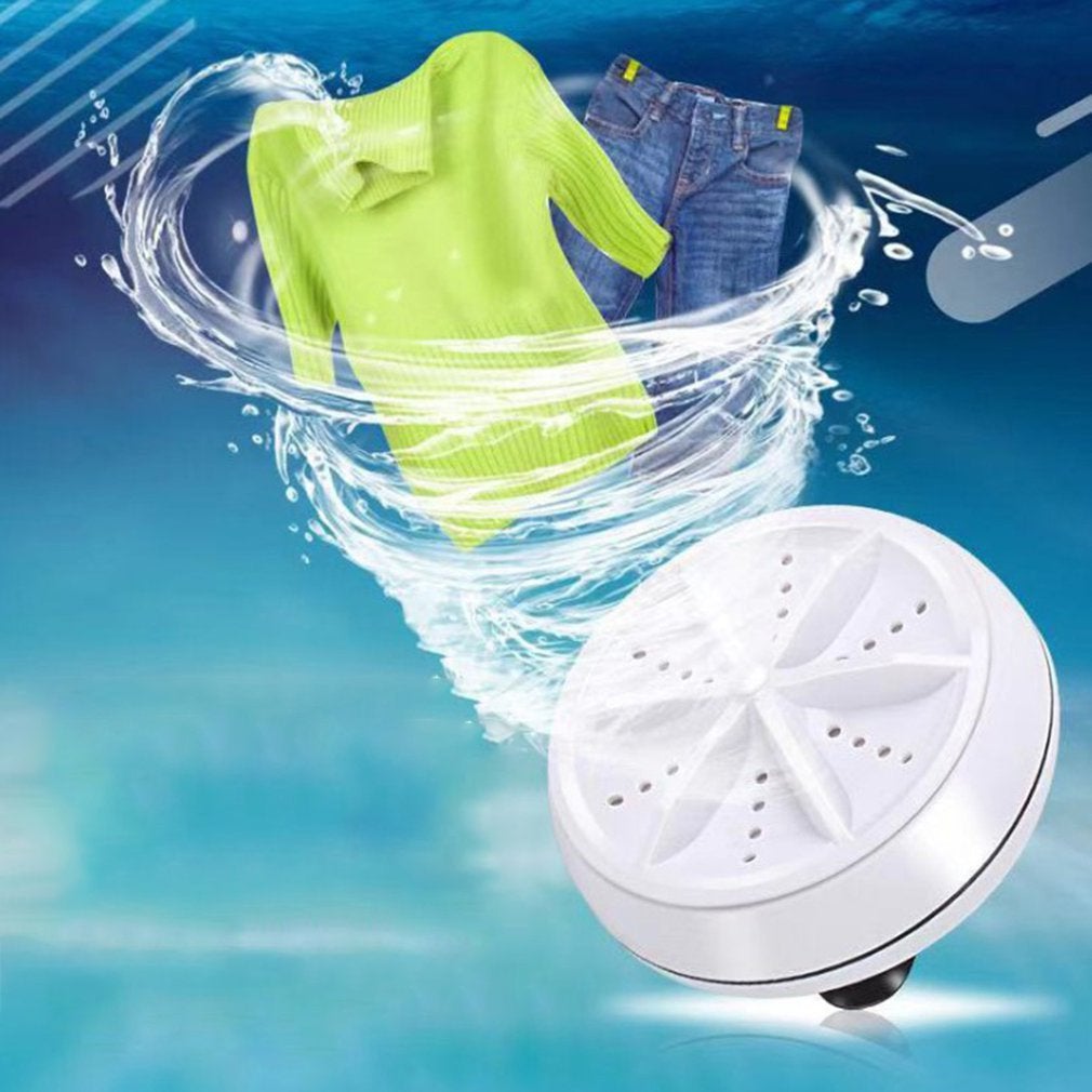 Mini Ultrasonic Portable Turbine Washing Machine